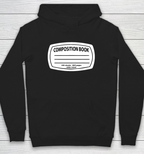 Composition Notebook Costume  Matching Group Halloween Hoodie