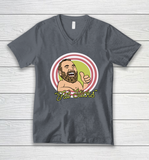 Fat Sticks V-Neck T-Shirt 3