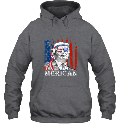 qozs merica donald trump 4th of july american flag shirts hoodie 23 front dark heather