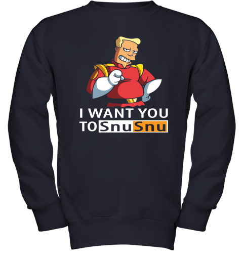 7tkz i want you to snusnu futurama mashup pornhub logo shirts youth sweatshirt 47 front navy