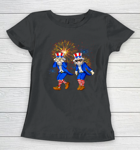 Uncle Sam Griddy Dance Funny 4th Of July Independence Day Women's T-Shirt
