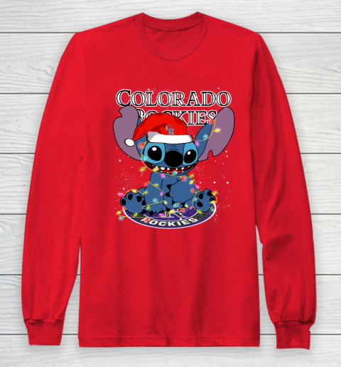 Colorado Rockies MLB noel stitch Baseball Christmas Long Sleeve T-Shirt 7