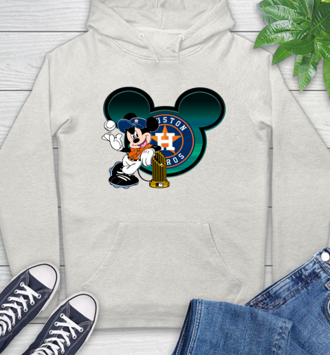 MLB Houston Astros The Commissioner's Trophy Mickey Mouse Disney Hoodie 12