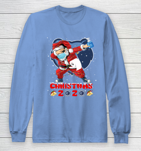 Memphis Grizzlies Funny Santa Claus Dabbing Christmas 2020 NBA Long Sleeve T-Shirt 8