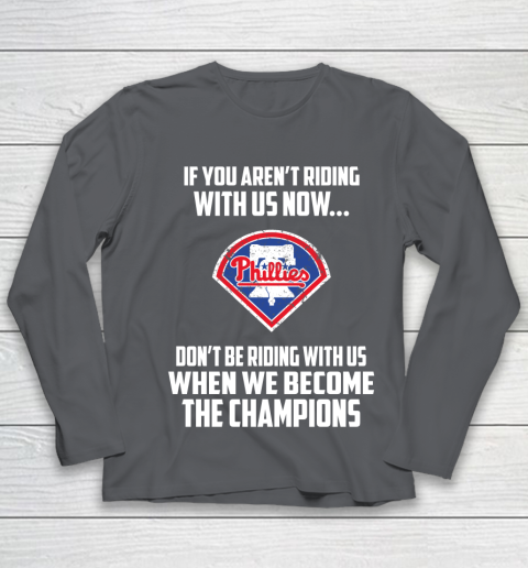 MLB Philadelphia Phillies Baseball We Become The Champions Youth Long Sleeve 6