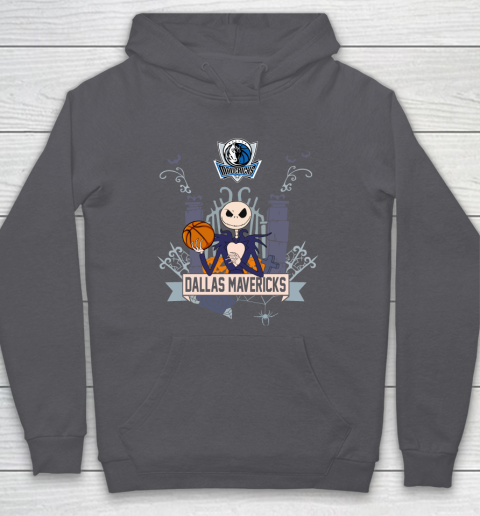 NBA Dallas Mavericks Basketball Jack Skellington Halloween Hoodie 4