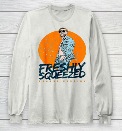 Wrestling Freshly Squeezed Orange Cassidy AEW Wrestler Long Sleeve T-Shirt 9