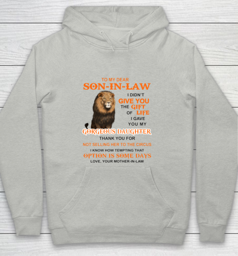 To My Dear Son In Law Youth Hoodie