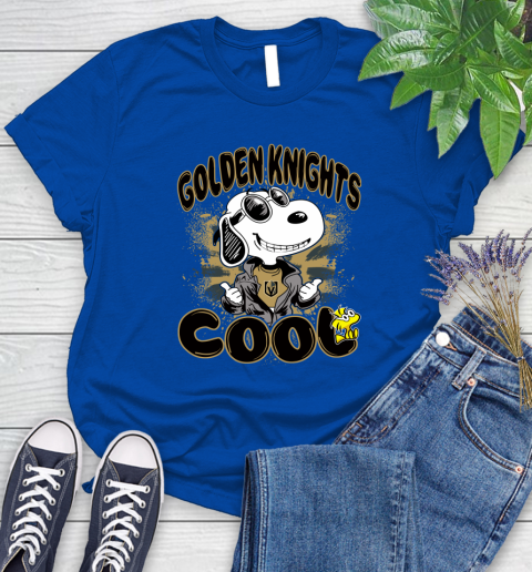 NHL Hockey Vegas Golden Knights Cool Snoopy Shirt Women's T-Shirt 10