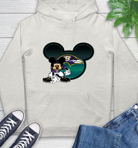 NFL Baltimore Ravens Mickey Mouse Disney Football T Shirt Hoodie 12
