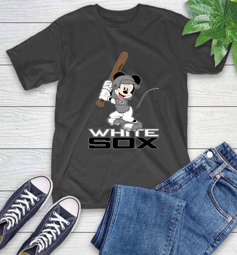 MLB Baseball Chicago White Sox Cheerful Mickey Mouse Shirt T-Shirt
