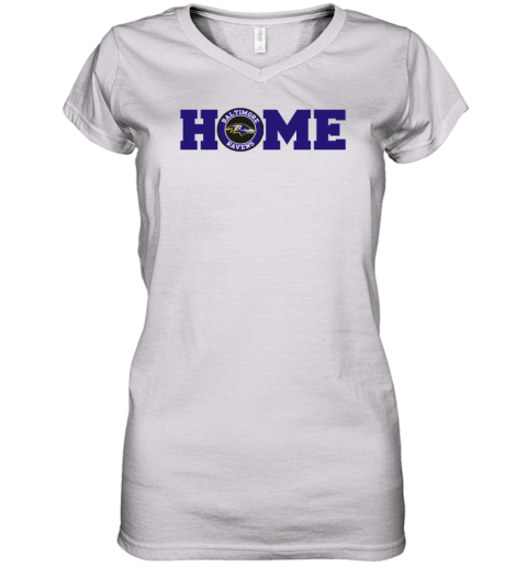 Baltimore Ravens Home Women's V-Neck T-Shirt
