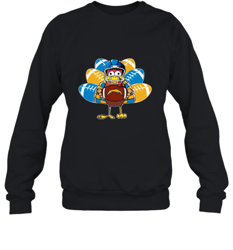 Los Angeles Chargers Turkey Football Thanksgiving Sweatshirt