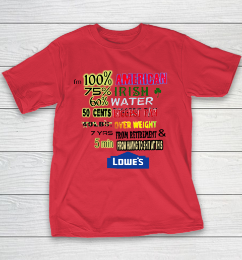 I'm 100 American 70 Irish Youth T-Shirt 6
