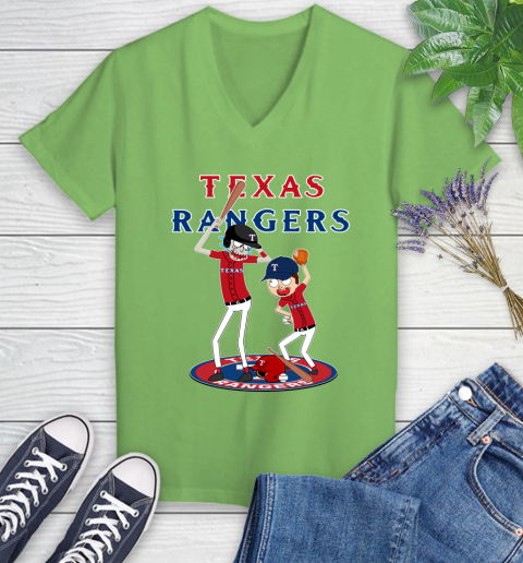 MLB Texas Rangers Rick And Morty Baseball 87