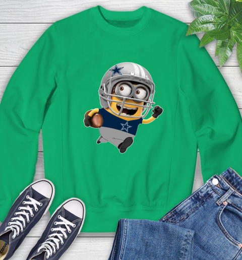 NFL Dallas Cowboys Minions Disney Football Sports Sweatshirt 6