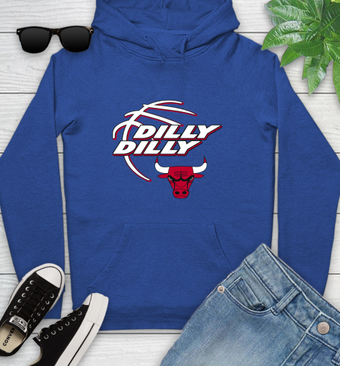 NBA Chicago Bulls Dilly Dilly Basketball Sports Youth Hoodie 9