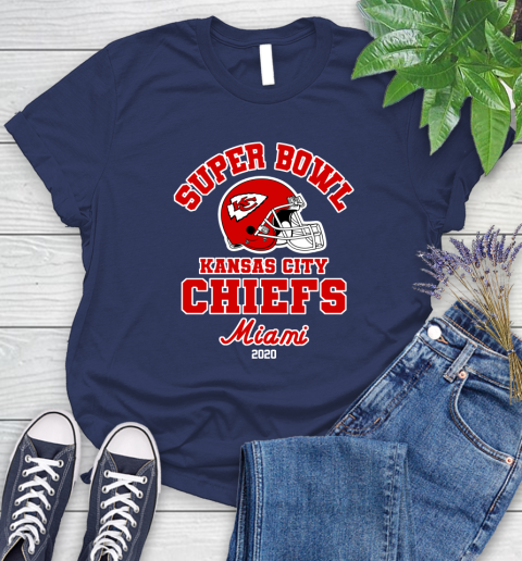 Kansas City Chiefs Super Bowl Champion Miami Logo 2020 NFL Shirts 93