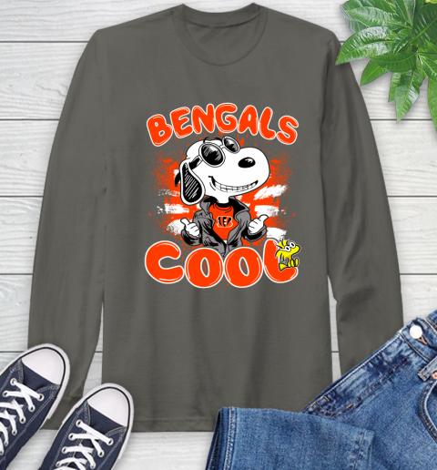 NFL Football Cincinnati Bengals Cool Snoopy Shirt Long Sleeve T-Shirt 10