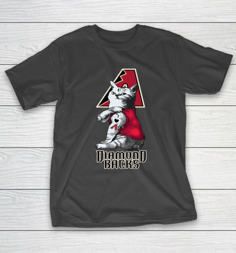MLB Baseball My Cat Loves Arizona Diamondbacks T-Shirt