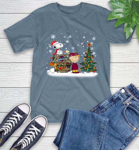 Cleveland Cavaliers NBA Basketball Christmas The Peanuts Movie Snoopy Championship T-Shirt 8