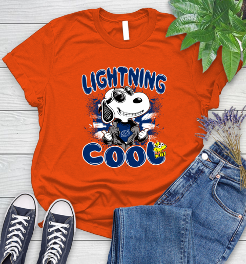 NHL Hockey Tampa Bay Lightning Cool Snoopy Shirt Women's T-Shirt 3