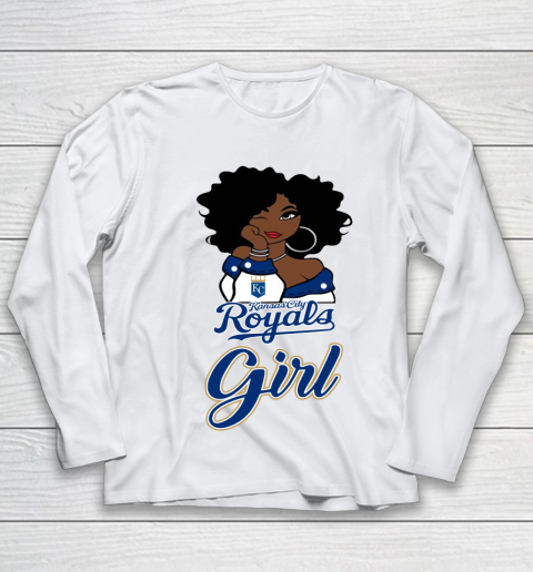 Kansas City Royalss Girl MLB Youth Long Sleeve 2