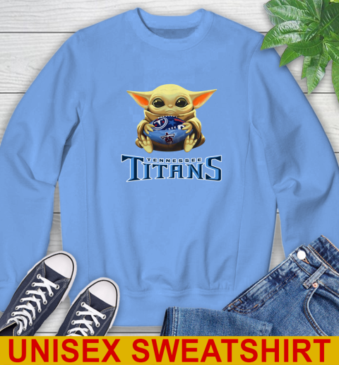 NFL Football Tennessee Titans Baby Yoda Star Wars Shirt Sweatshirt 11