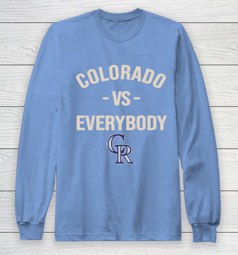 Colorado Rockies Vs Everybody Long Sleeve T-Shirt 8