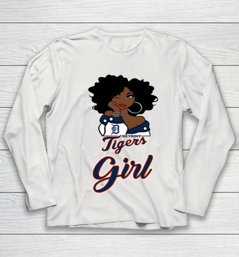 Detroit Tigerss Girl MLB Youth Long Sleeve 11