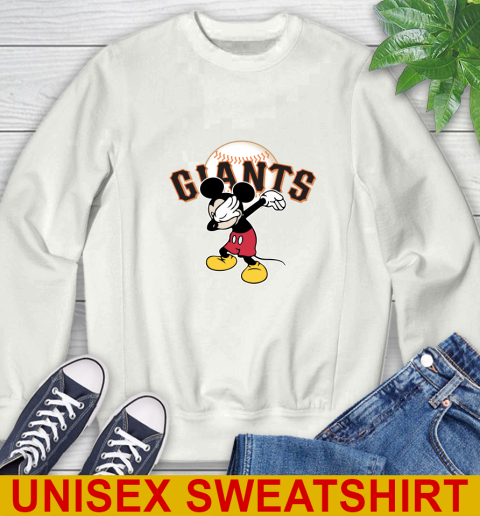 San Francisco Giants MLB Baseball Dabbing Mickey Disney Sports Sweatshirt