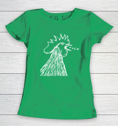 Funny Chicken Rooster Saying FUCK Women's T-Shirt 4