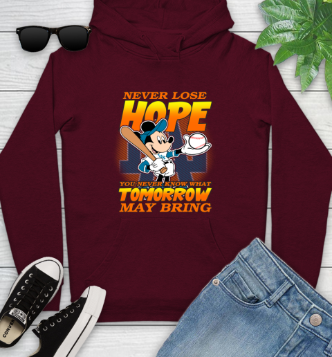 Los Angeles Dodgers MLB Baseball Mickey Disney Never Lose Hope Youth Hoodie 7