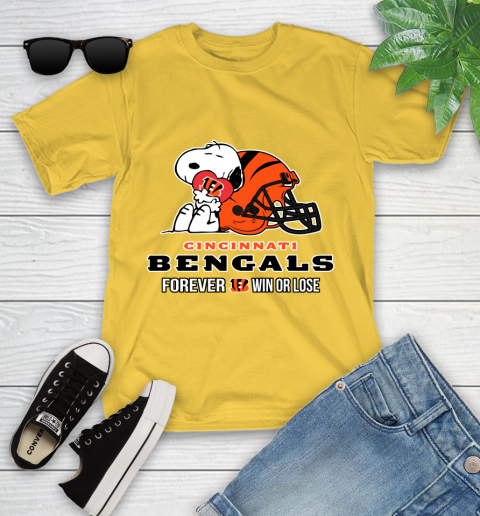 NFL The Peanuts Movie Snoopy Forever Win Or Lose Football Cincinnati Bengals 110