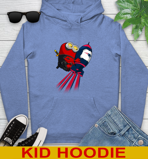 NFL Football New England Patriots Deadpool Minion Marvel Shirt Youth Hoodie 12