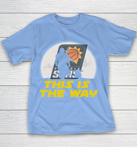 Phoenix Suns NBA Basketball Star Wars Yoda And Mandalorian This Is The Way Youth T-Shirt 8