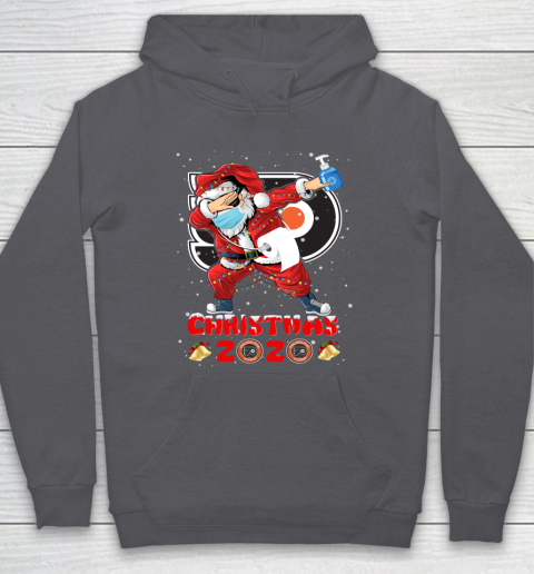 Philadelphia Flyers Funny Santa Claus Dabbing Christmas 2020 NHL Hoodie 4