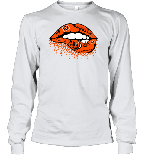 Bengals Lips Inspired Youth Long Sleeve