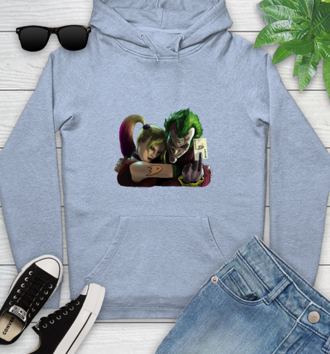 Anaheim Ducks NHL Hockey Joker Harley Quinn Suicide Squad Youth Hoodie - Image 11