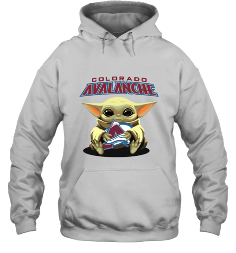 o669 baby yoda hugs the colorado avalanche hoodie 23 front white
