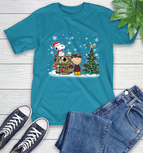 NFL Washington Redskins Snoopy Charlie Brown Christmas Football Super Bowl Sports T-Shirt 9