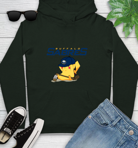 NHL Pikachu Hockey Sports Buffalo Sabres Youth Hoodie 13