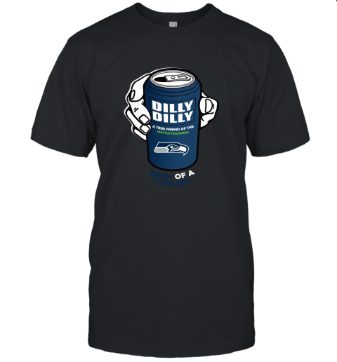 Bud Light Dilly Dilly! Los Seattle Seahawks Birds Of A Cooler Unisex Jersey Tee