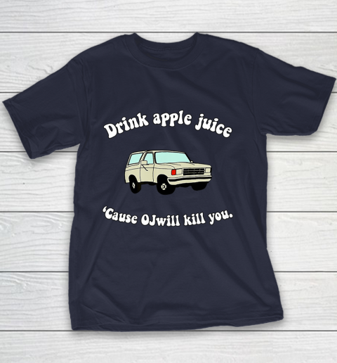 Drink Apple Juice Funny Youth T-Shirt 2