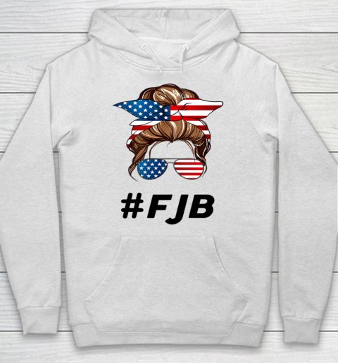 #FJB Womens Pro America FJB Do Not Comply FJB Patriot Messy Bun Hoodie