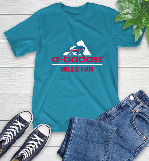Buffalo Bills NFL Football A Badass Adidas Adoring Fan Sports T-Shirt 9