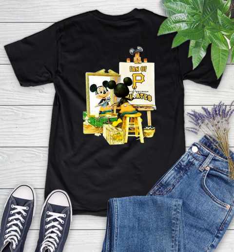MLB Baseball Pittsburgh Pirates Mickey Drawing Shirt 82