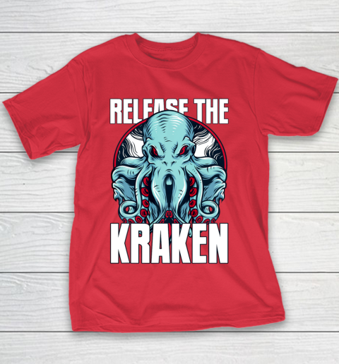Release the Kraken Youth T-Shirt 7