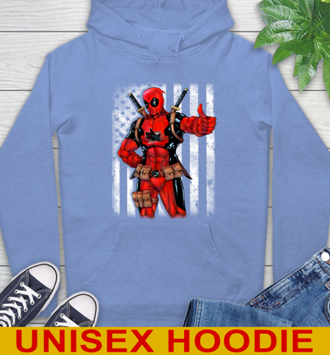 NHL Hockey San Jose Sharks Deadpool American Flag Shirt Hoodie 11
