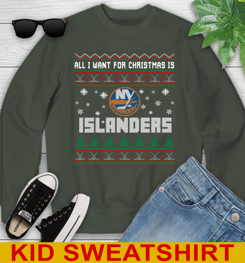 New York Islanders NHL Hockey All I Want For Christmas Is My Team Sports 116